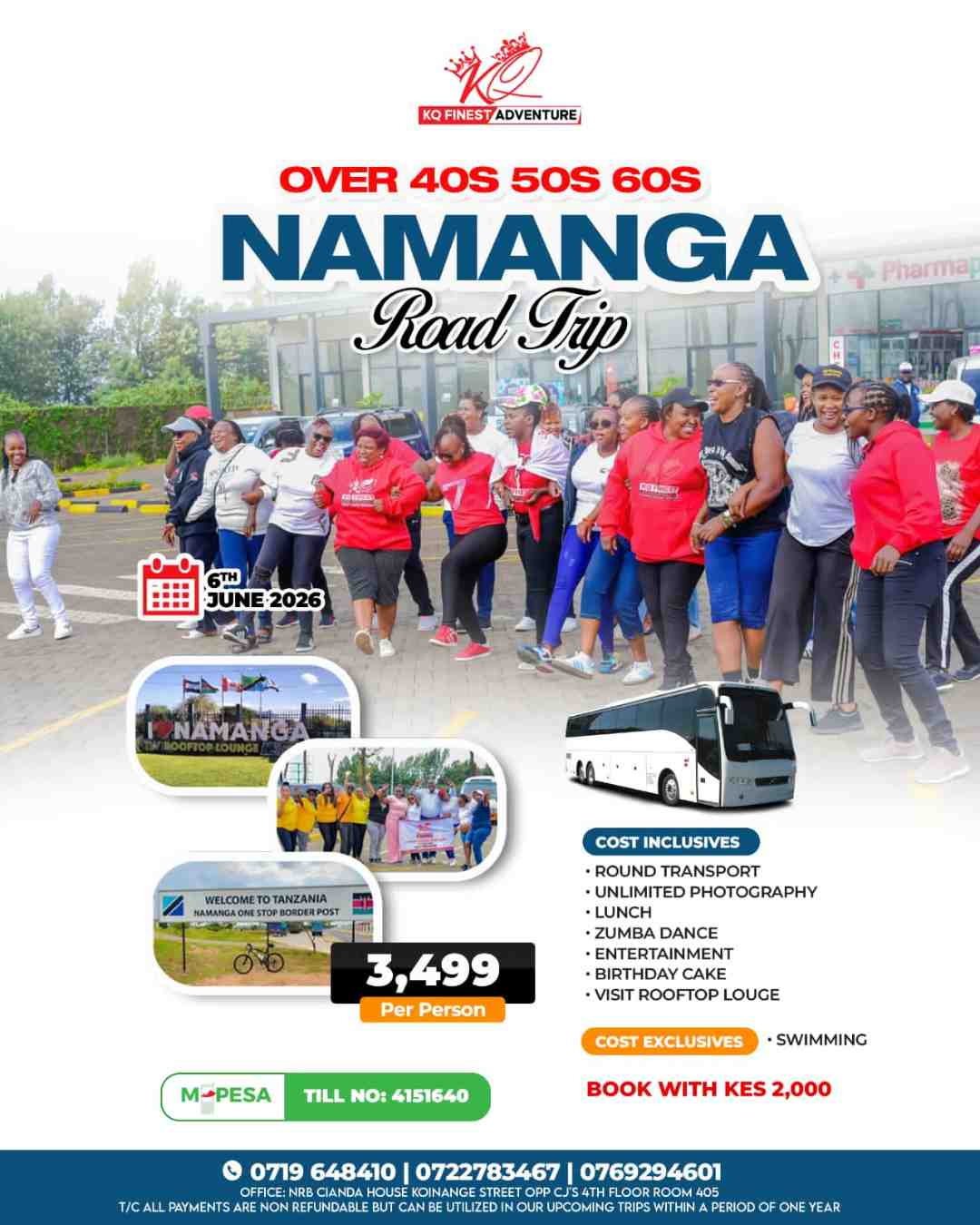 OVER 40S NAMANGA ROAD TRIP